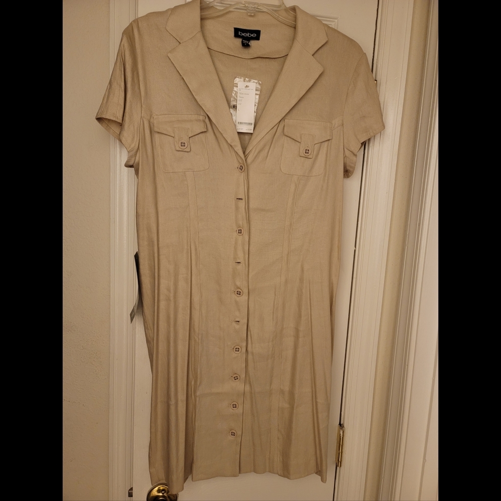 Bebe Linen Dress